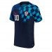 Kroatien Luka Modric #10 Replika Borta matchkläder VM 2022 Korta ärmar